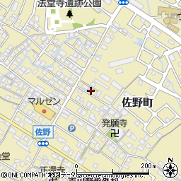 滋賀県東近江市佐野町644-9周辺の地図