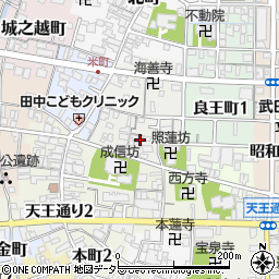 愛知県津島市米之座町2丁目周辺の地図