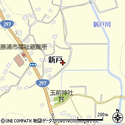 千葉県勝浦市新戸259周辺の地図