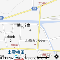 島根県仁多郡奥出雲町横田1085周辺の地図