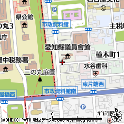 愛知県名古屋市東区東外堀町58周辺の地図