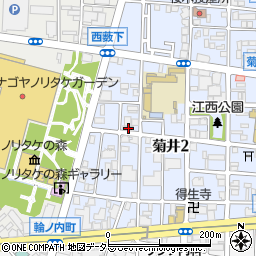 タウニー菊井周辺の地図