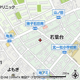 愛知県名古屋市名東区若葉台307周辺の地図