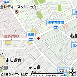 愛知県名古屋市名東区若葉台103周辺の地図