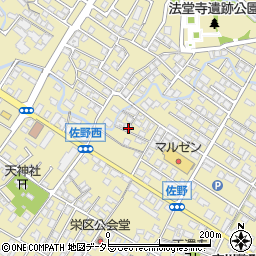 滋賀県東近江市佐野町597-15周辺の地図