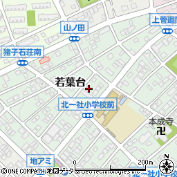 愛知県名古屋市名東区若葉台1004周辺の地図