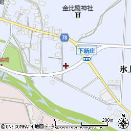 兵庫県丹波市氷上町下新庄728-8周辺の地図