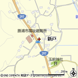 千葉県勝浦市新戸268周辺の地図