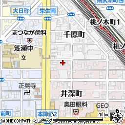 伊藤荘周辺の地図