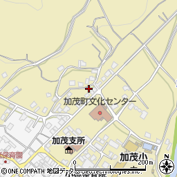 岡山県津山市加茂町塔中124周辺の地図