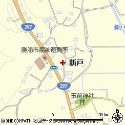 千葉県勝浦市新戸225周辺の地図