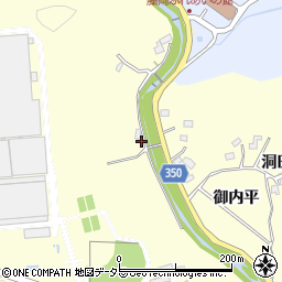 愛知県豊田市深見町（向イ洞）周辺の地図