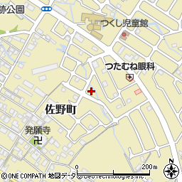 滋賀県東近江市佐野町263周辺の地図