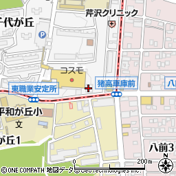 三菱ＵＦＪ銀行千代が丘 ＡＴＭ周辺の地図