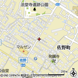 滋賀県東近江市佐野町644-7周辺の地図