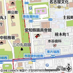 愛知県名古屋市東区東外堀町59周辺の地図