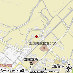 岡山県津山市加茂町塔中407周辺の地図