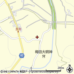京都府福知山市三和町友渕677周辺の地図
