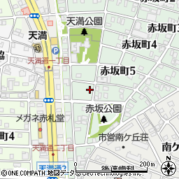 愛知県名古屋市千種区赤坂町5丁目66周辺の地図