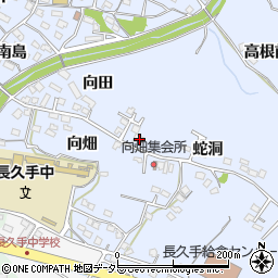 愛知県長久手市岩作向田18-1周辺の地図