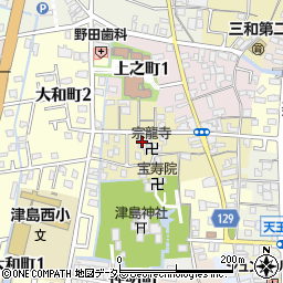 愛知県津島市中之町67周辺の地図