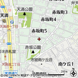 愛知県名古屋市千種区赤坂町5丁目60周辺の地図