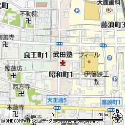 武田塾　津島校周辺の地図