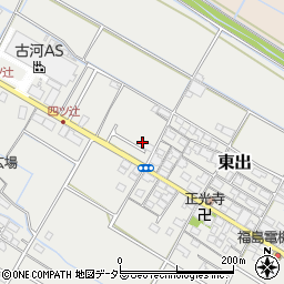 滋賀県愛知郡愛荘町東出345-11周辺の地図