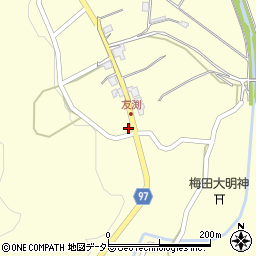 京都府福知山市三和町友渕612周辺の地図