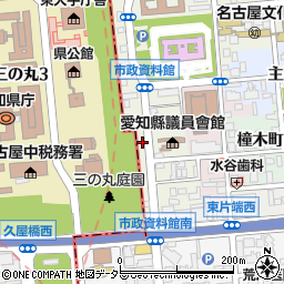 愛知県名古屋市東区東外堀町23周辺の地図