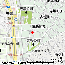 愛知県名古屋市千種区赤坂町5丁目64周辺の地図