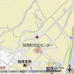 岡山県津山市加茂町塔中125周辺の地図