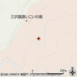 愛知県北設楽郡豊根村三沢新井周辺の地図