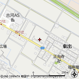滋賀県愛知郡愛荘町東出345-10周辺の地図