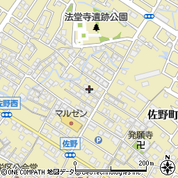 滋賀県東近江市佐野町617周辺の地図