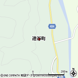 愛知県豊田市連谷町周辺の地図