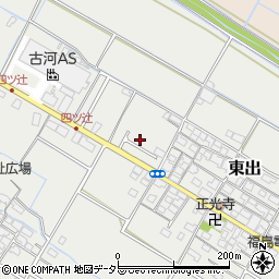 滋賀県愛知郡愛荘町東出345-8周辺の地図