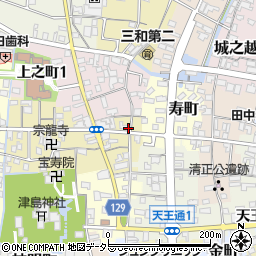 愛知県津島市中之町26-1周辺の地図