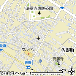 滋賀県東近江市佐野町618-12周辺の地図
