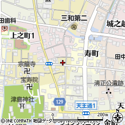 愛知県津島市中之町26周辺の地図