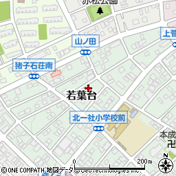 愛知県名古屋市名東区若葉台1107周辺の地図