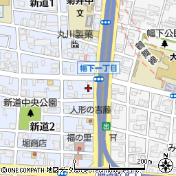 愛知銀行新道支店周辺の地図