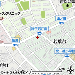 愛知県名古屋市名東区若葉台206周辺の地図