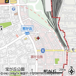 愛知県名古屋市名東区照が丘46周辺の地図