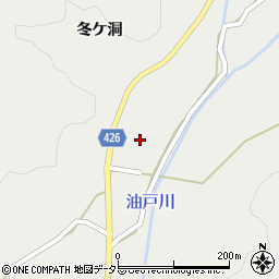 愛知県設楽町（北設楽郡）津具（油戸）周辺の地図