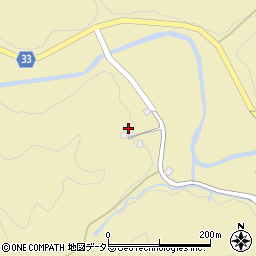 愛知県豊田市月原町日影周辺の地図