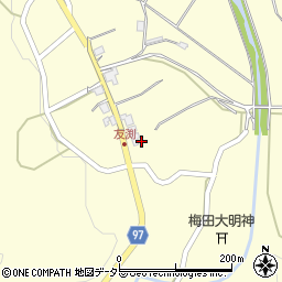 京都府福知山市三和町友渕596-2周辺の地図
