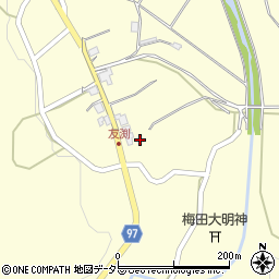 京都府福知山市三和町友渕596周辺の地図