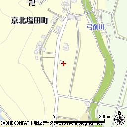 京都府京都市右京区京北塩田町新内塩田周辺の地図