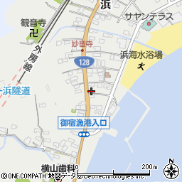 千葉県夷隅郡御宿町浜408周辺の地図